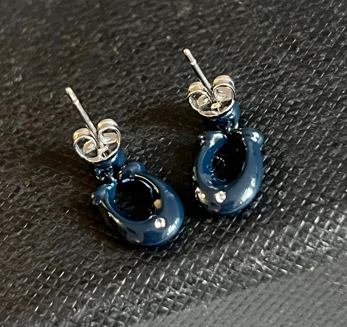 Coach Signature Enamel Earrings