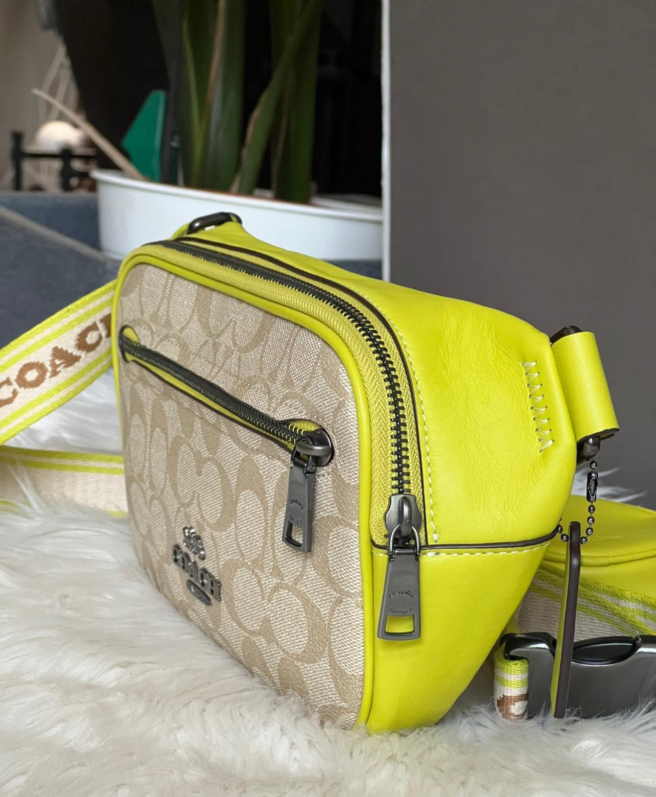 Coach Elias Belt Bag in Colorblock Signature Canvas