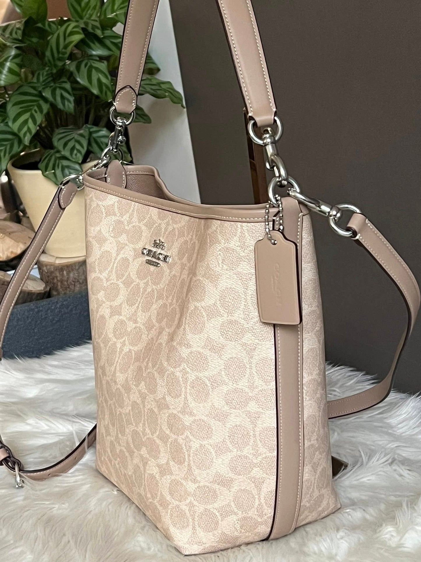 Coach City Large Bucket Bag in Signature Canvas