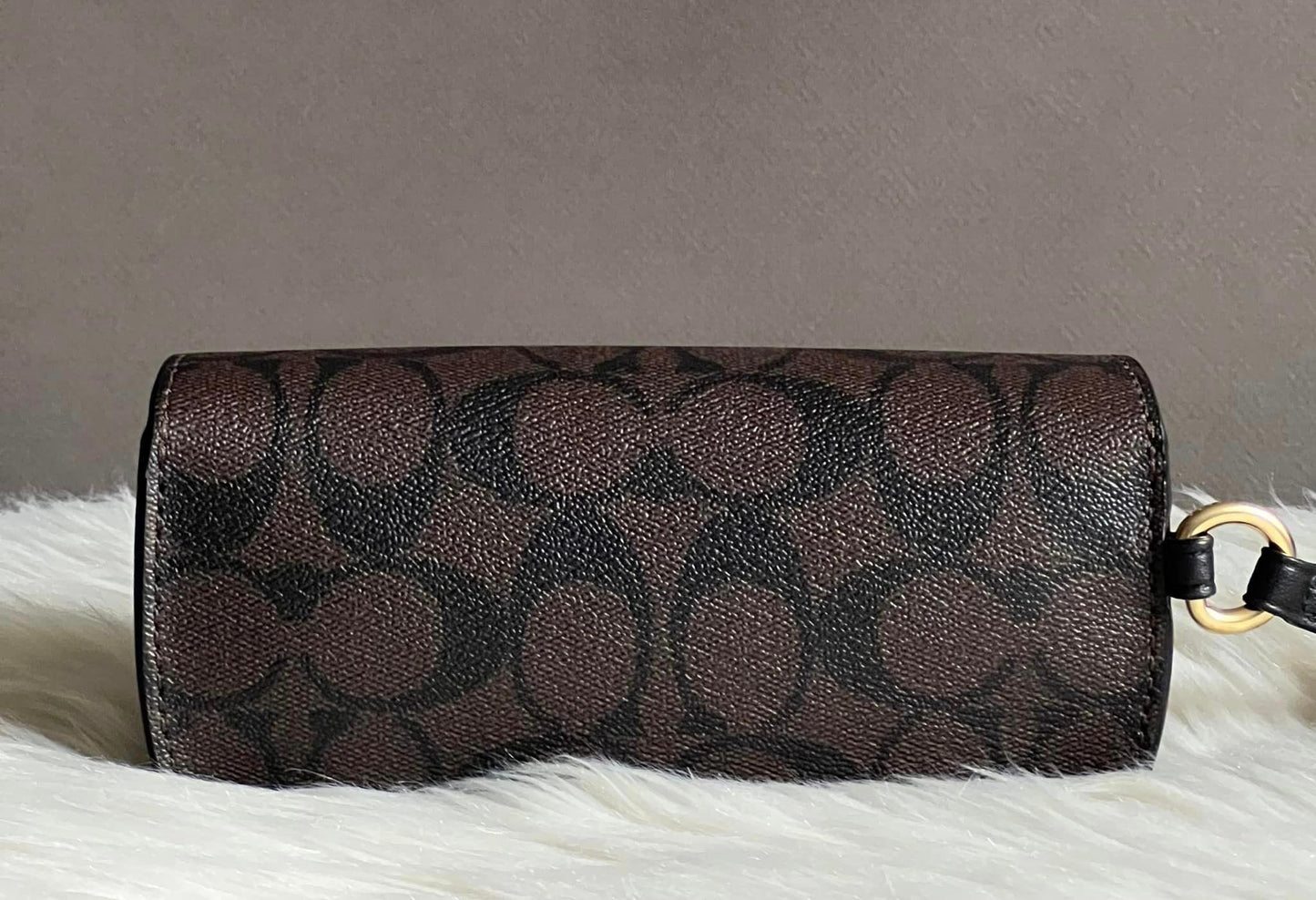 Coach Sunglass Case In Signature Canvas