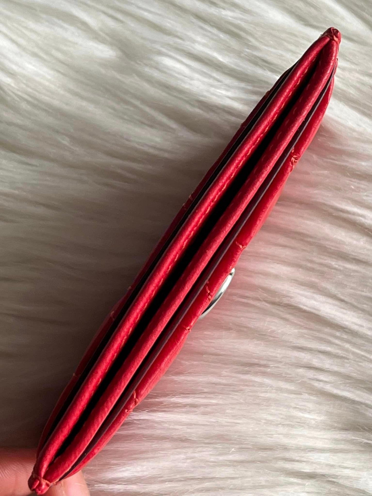 Coach Essential Card Case With Pillow Quilting
