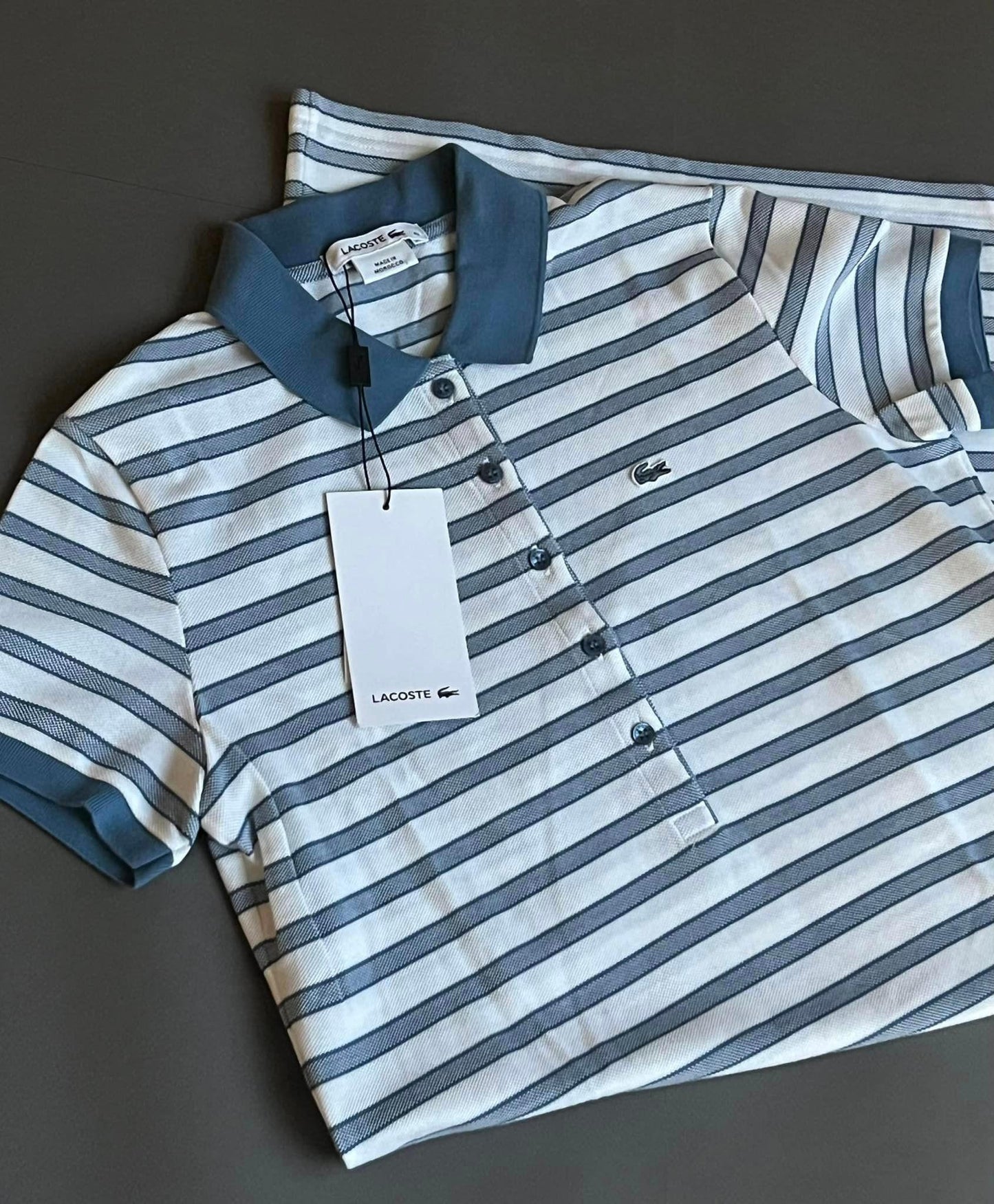 Lacoste Striped Pique Dress