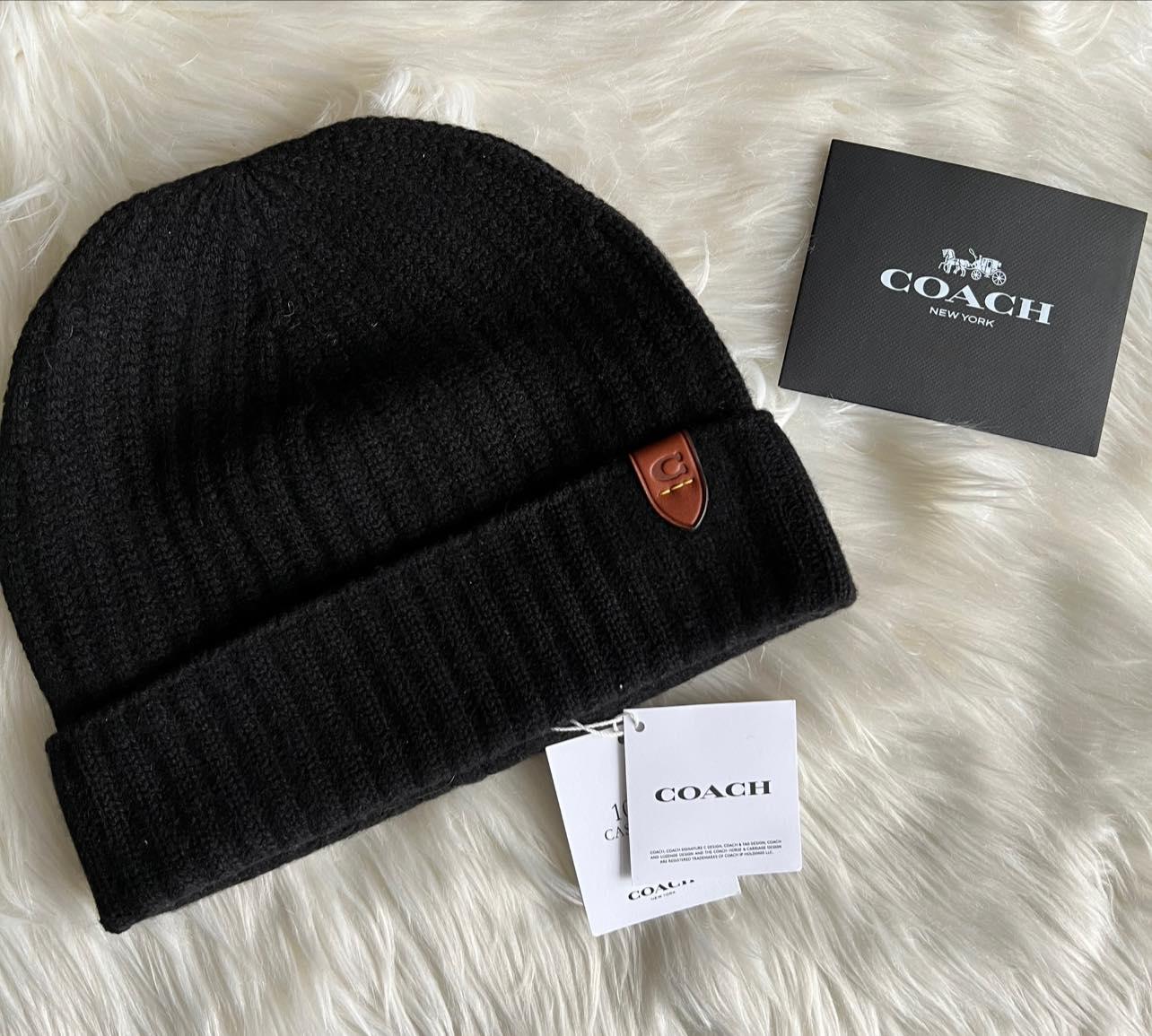 Coach Cashmere Beanie