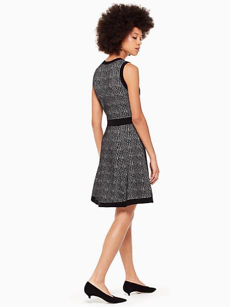 Kate Spade Out West Mod Plaid Sweater Dress