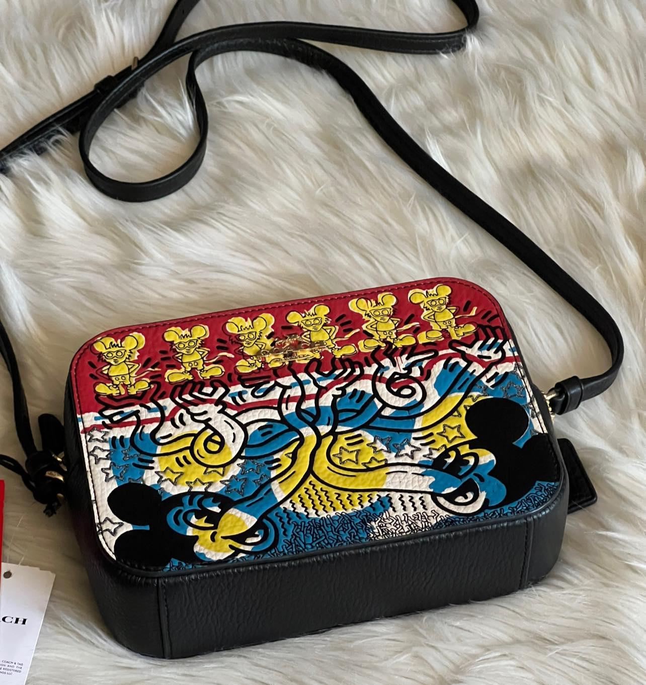 Coach Disney Mickey Mouse X Keith Haring Mini Camera Bag