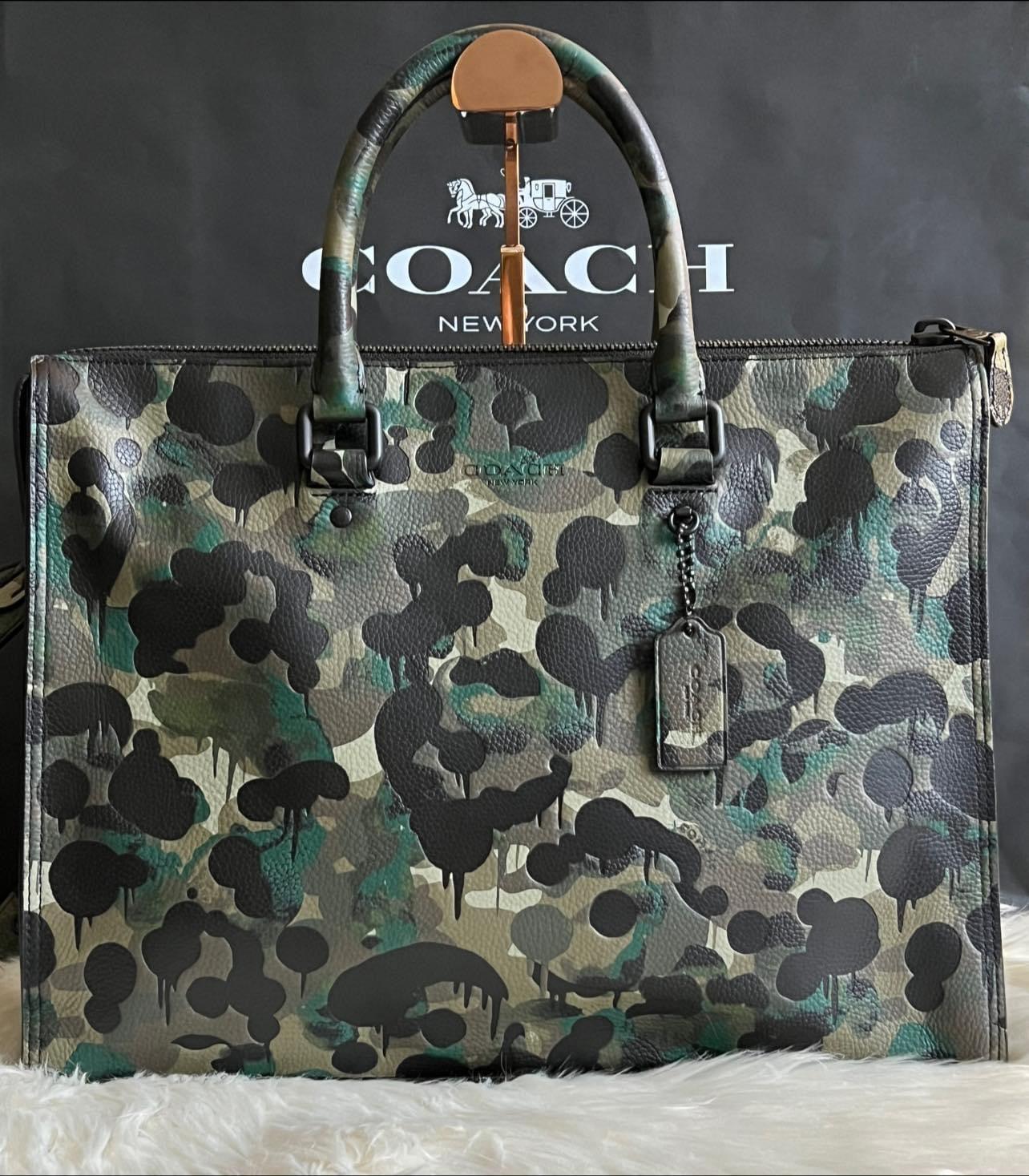 Coach Gotham Folio With Camo Print