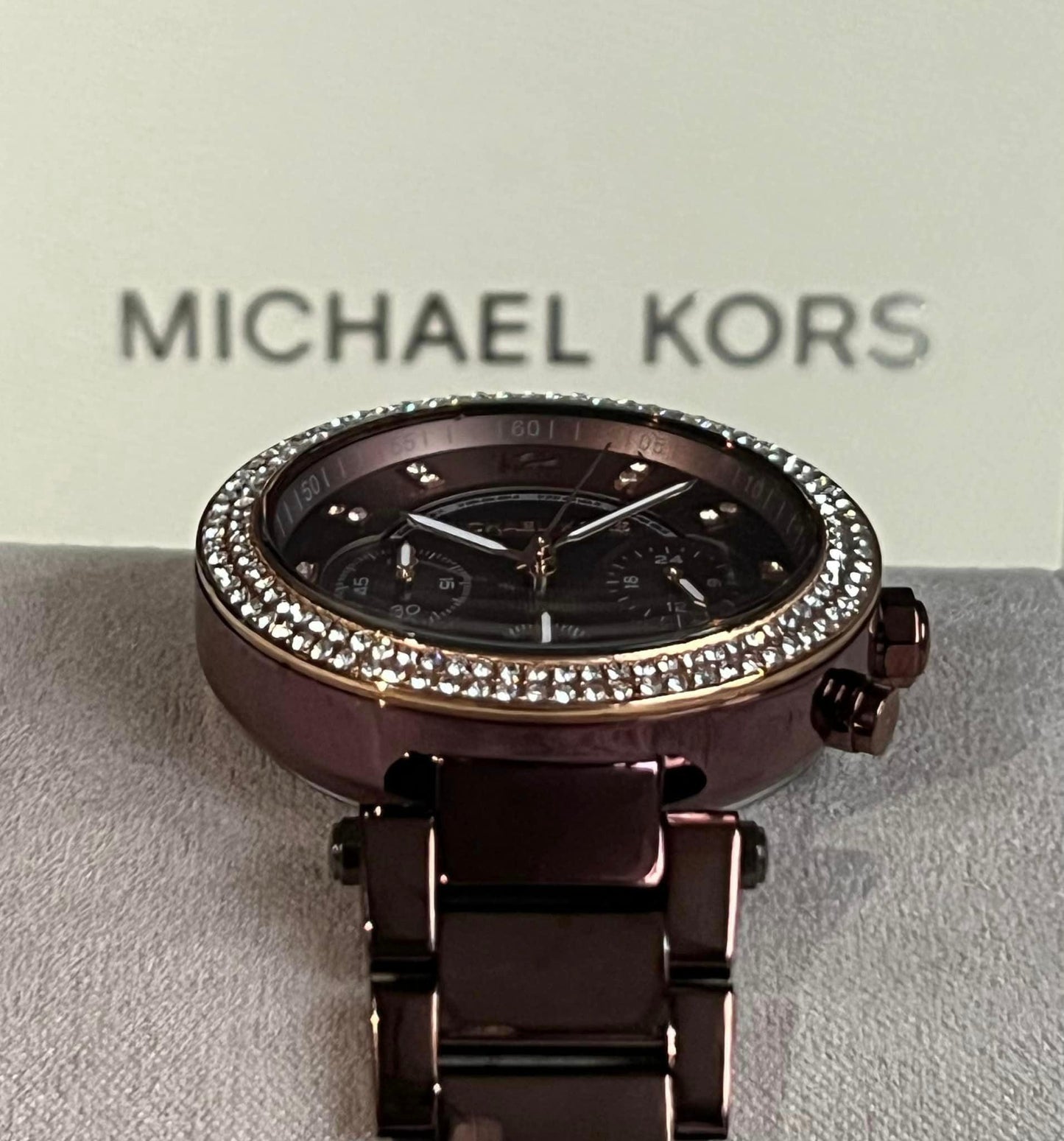 Michael Kors Women’s Parker Brown Stainless Steel Watch