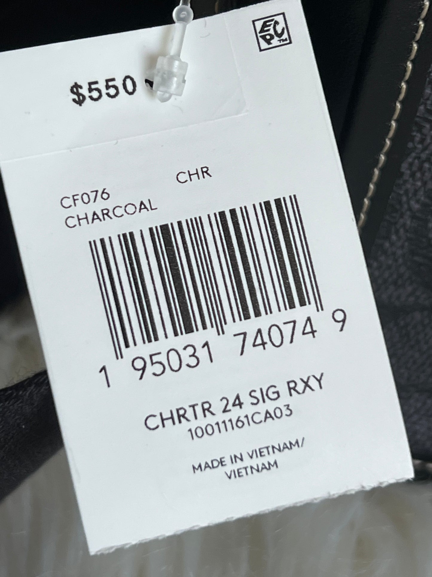 Coach Charter Crossbody 24 Signature Canvas with Rexy