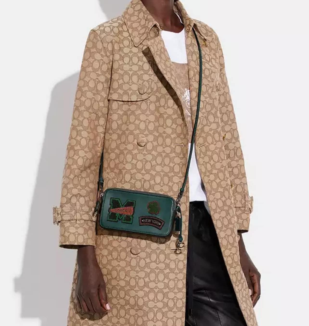 Coach Kira Crossbody with Varsity Patches