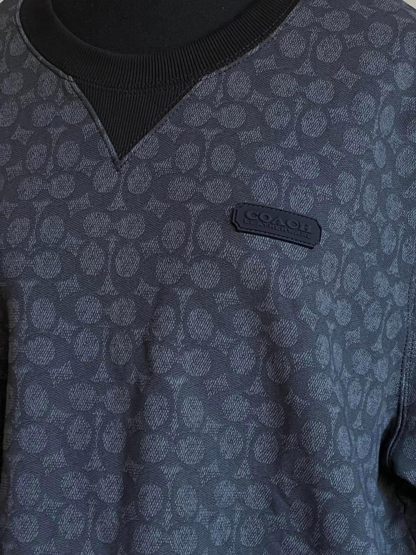 Coach Essential Crewneck In Signature