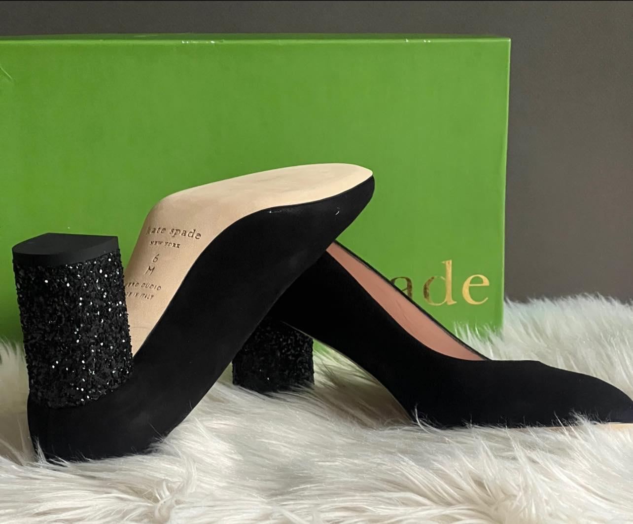 Kate Spade Anastasia Glitter Heel