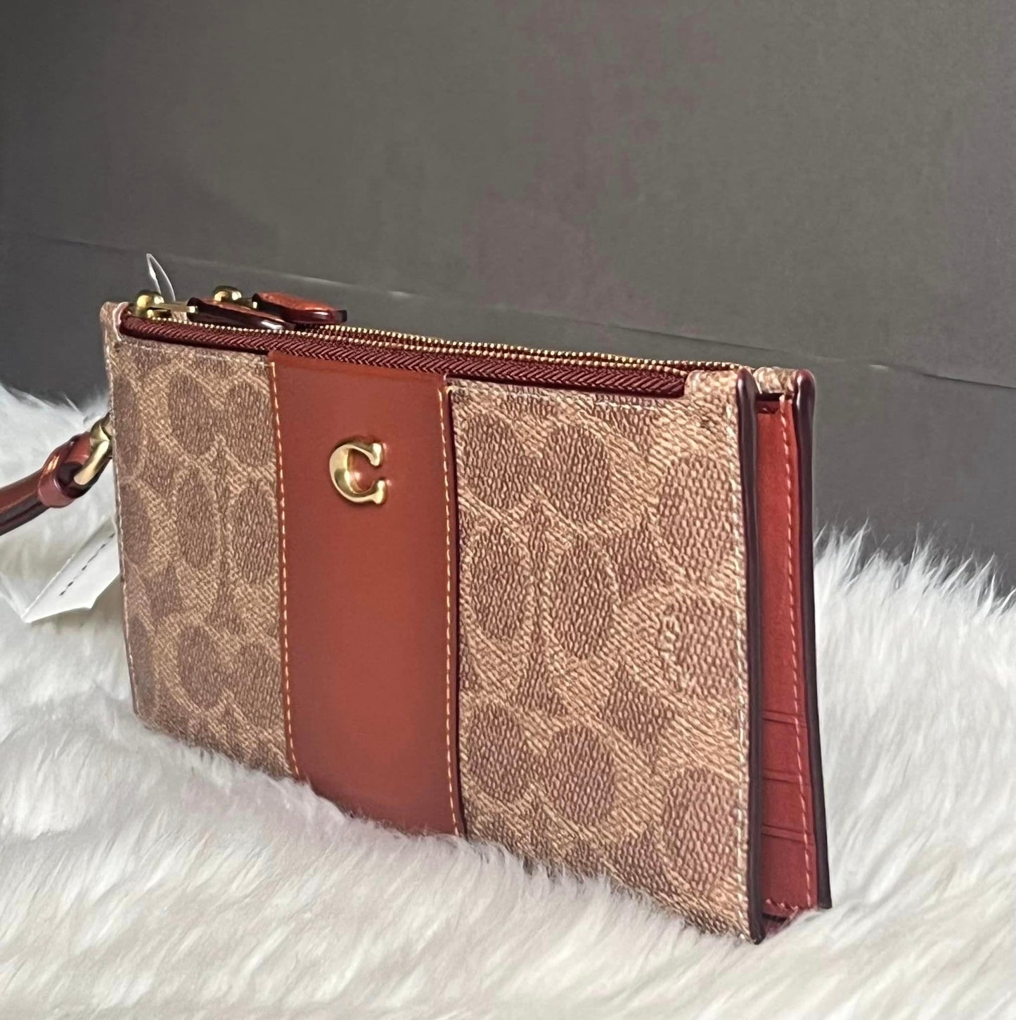 Coach Women’s Double Zip Wallet in Signature Canvas