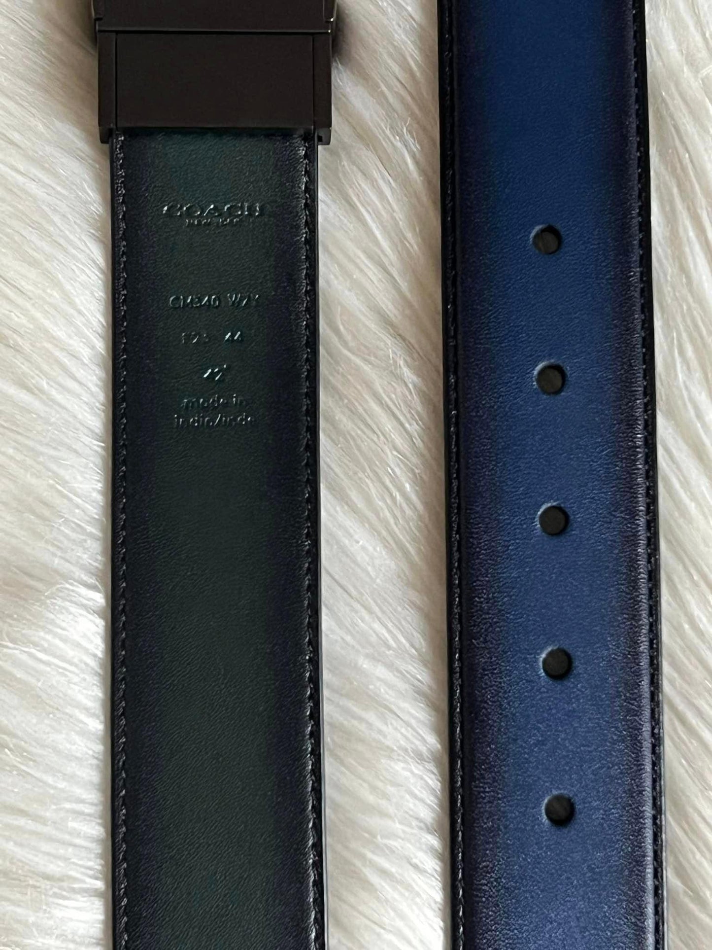 Coach Men’s Harness Buckle Reversible Belt
