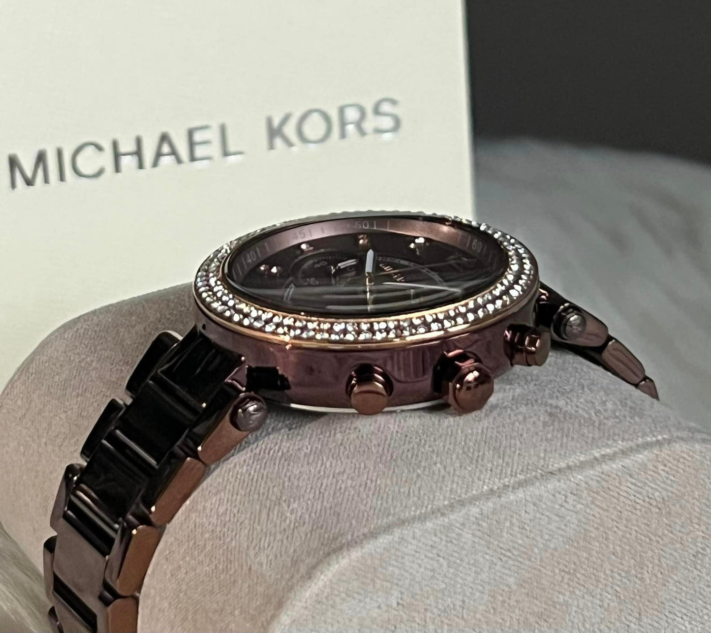 Michael Kors Women’s Parker Brown Stainless Steel Watch