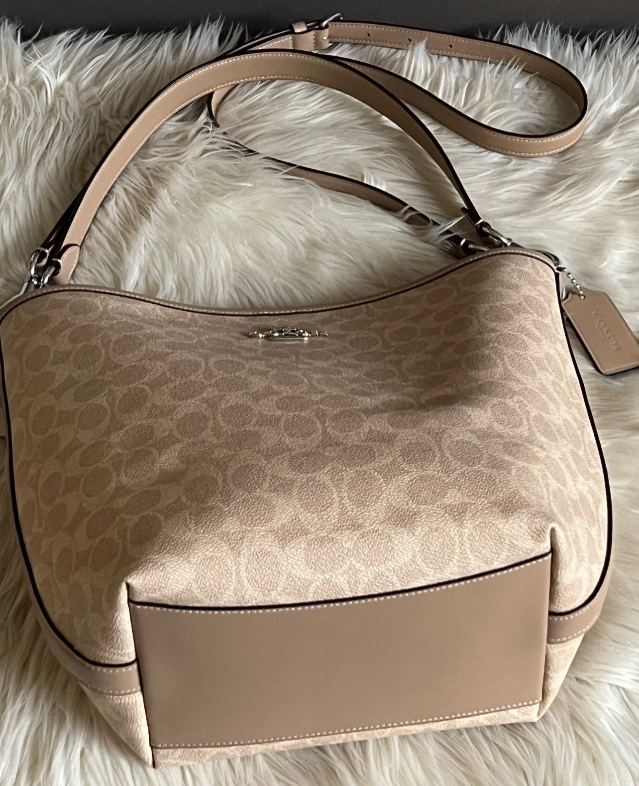 Coach City Large Bucket Bag in Signature Canvas