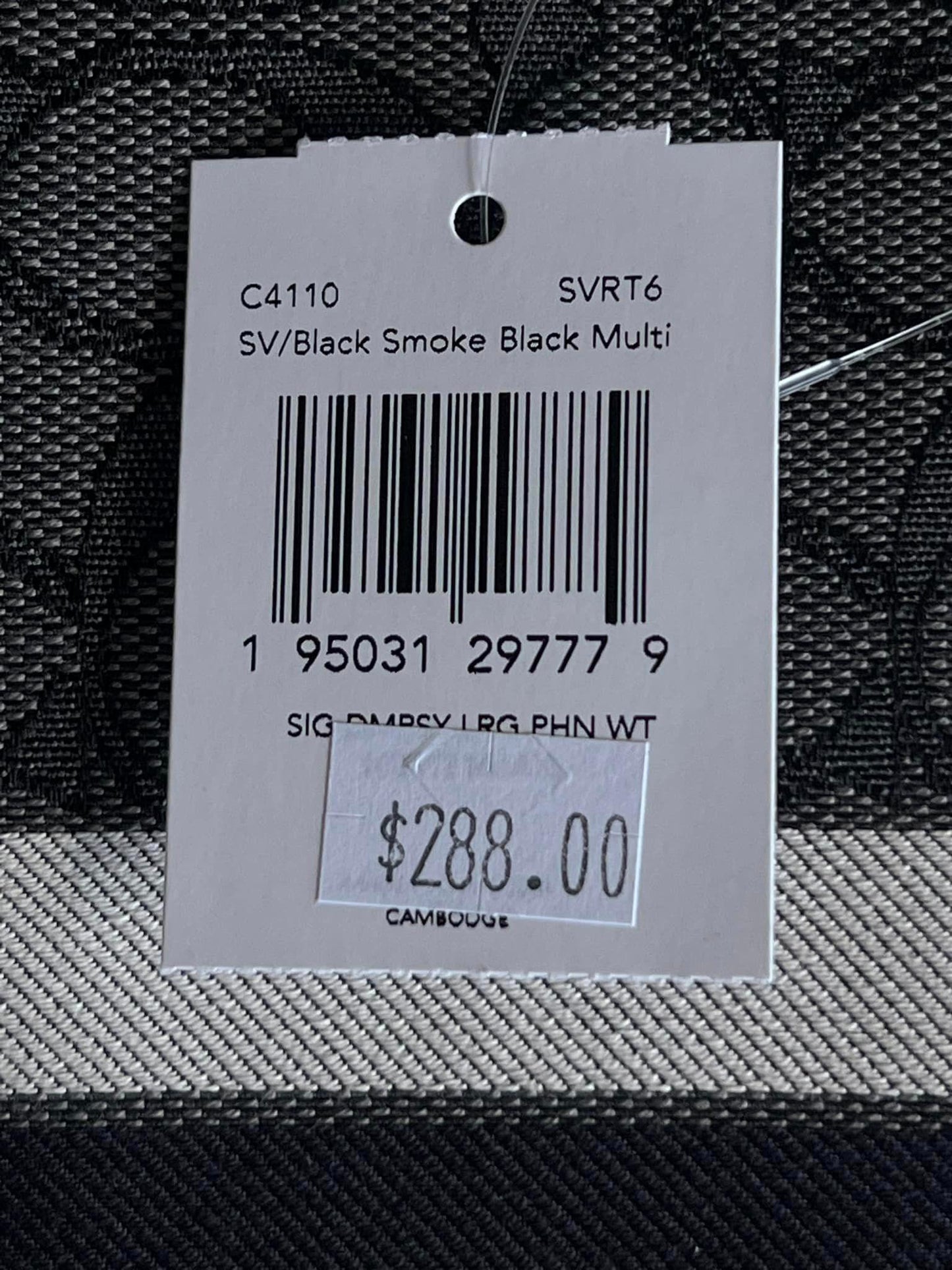Coach Dempsey Large Phone Wallet In Signature Jacquard With Stripe And Coach Patch