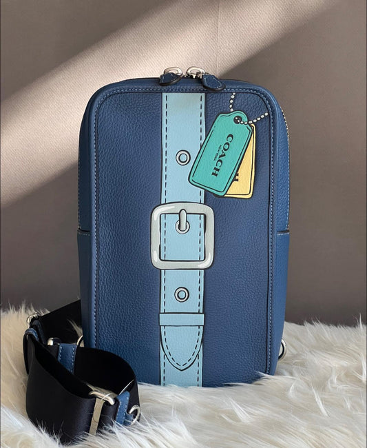 Coach Sullivan Pack with Trompe L’oeil Print