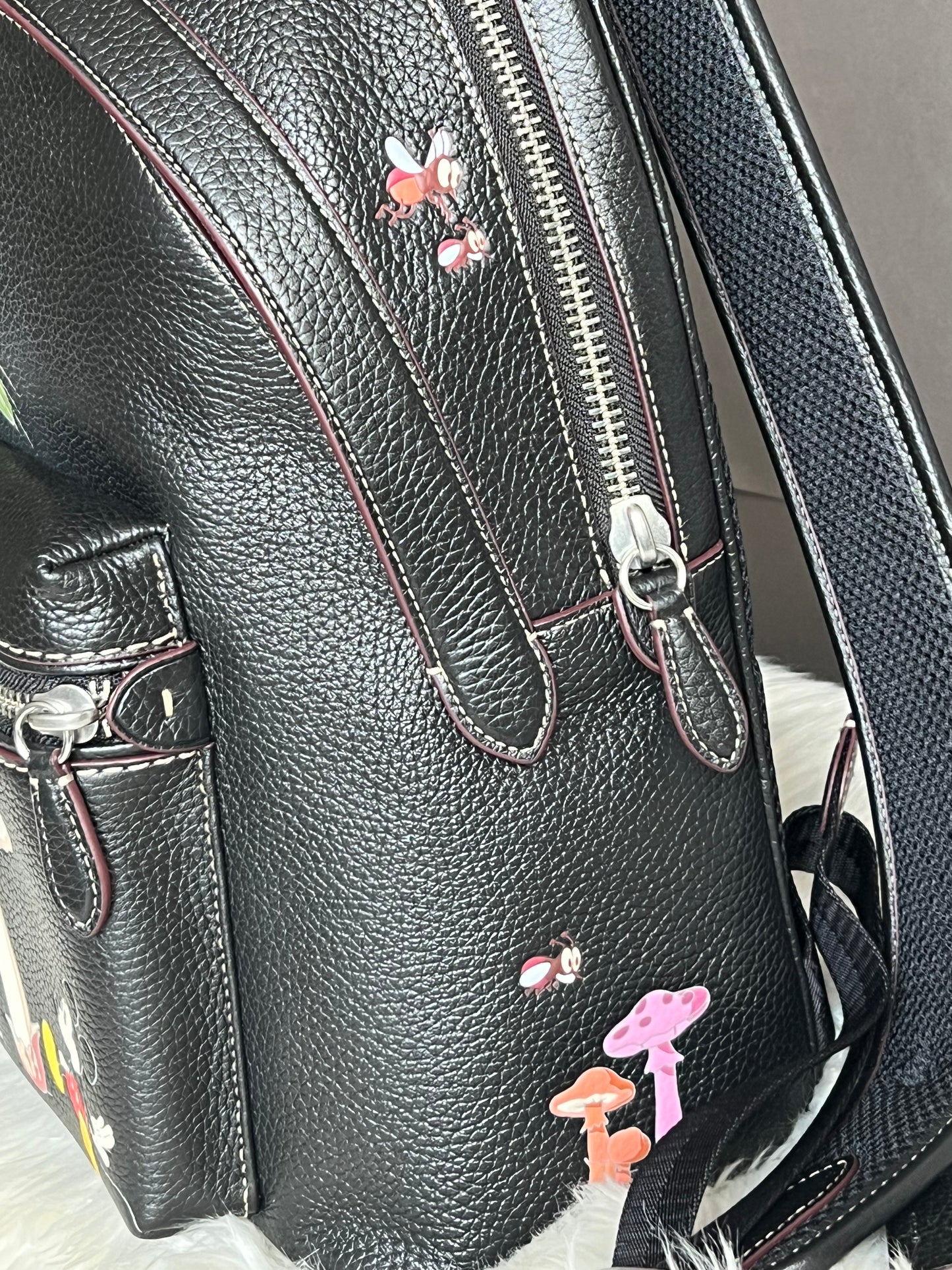 Disney X Coach Charter Backpack in Regenerative Leather