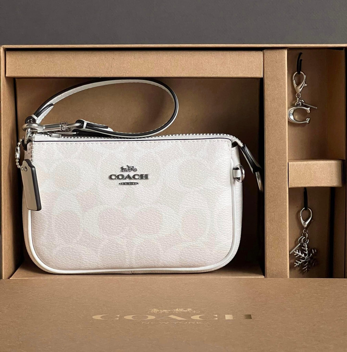 Coach Boxed Nolita 15 In Signature Canvas