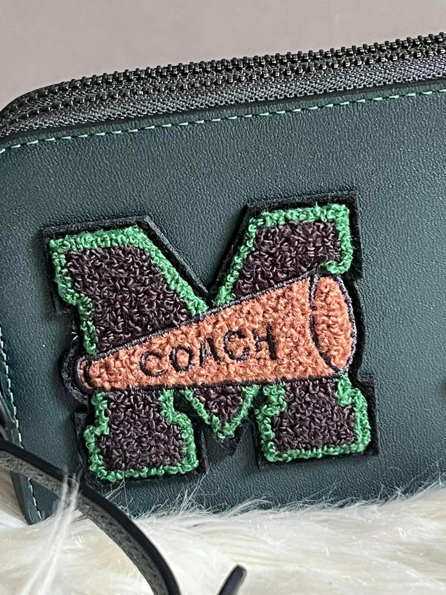Coach Kira Crossbody with Varsity Patches