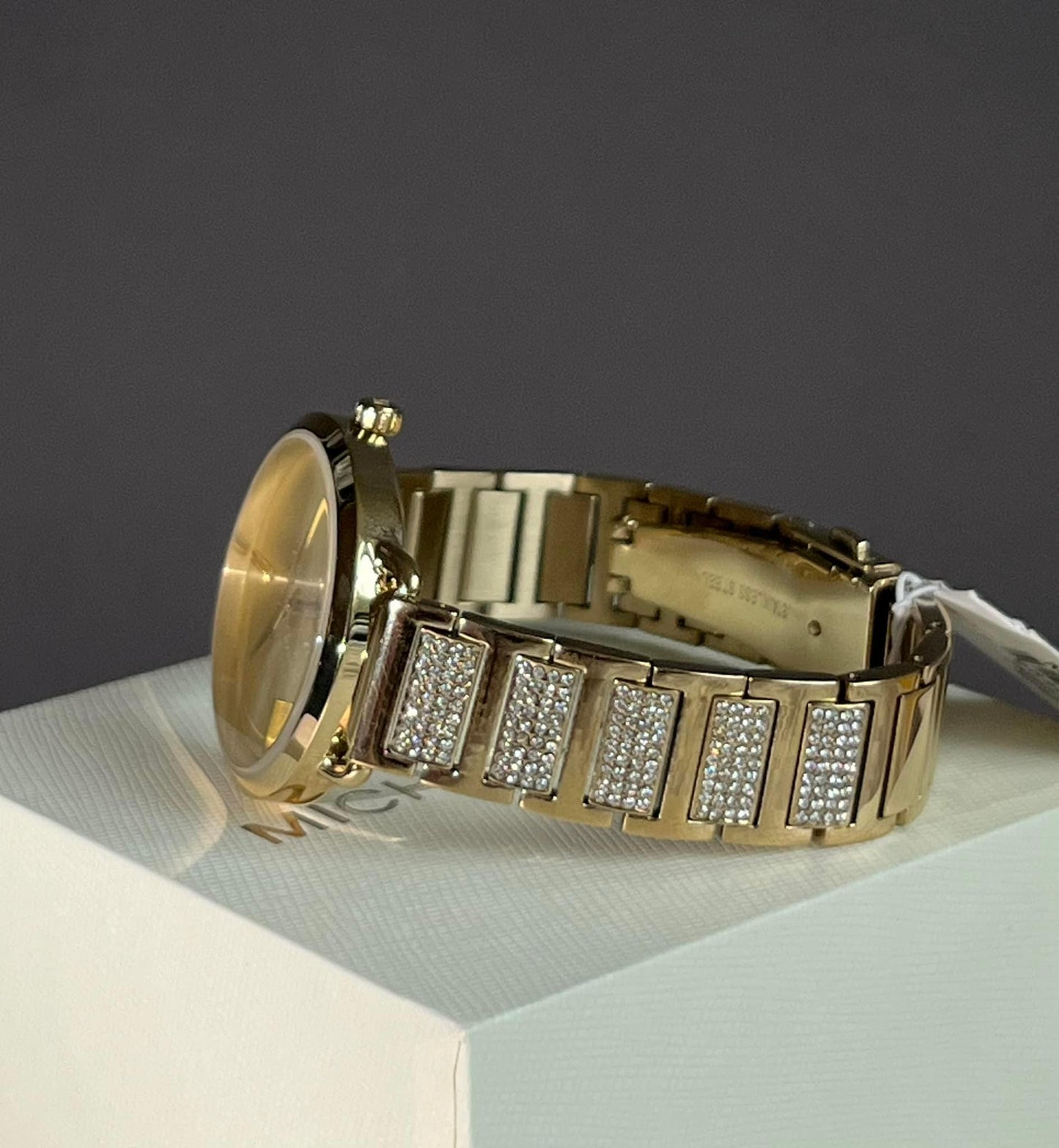 Michael Kors Women's Portia Pave Gold Dial Watch
