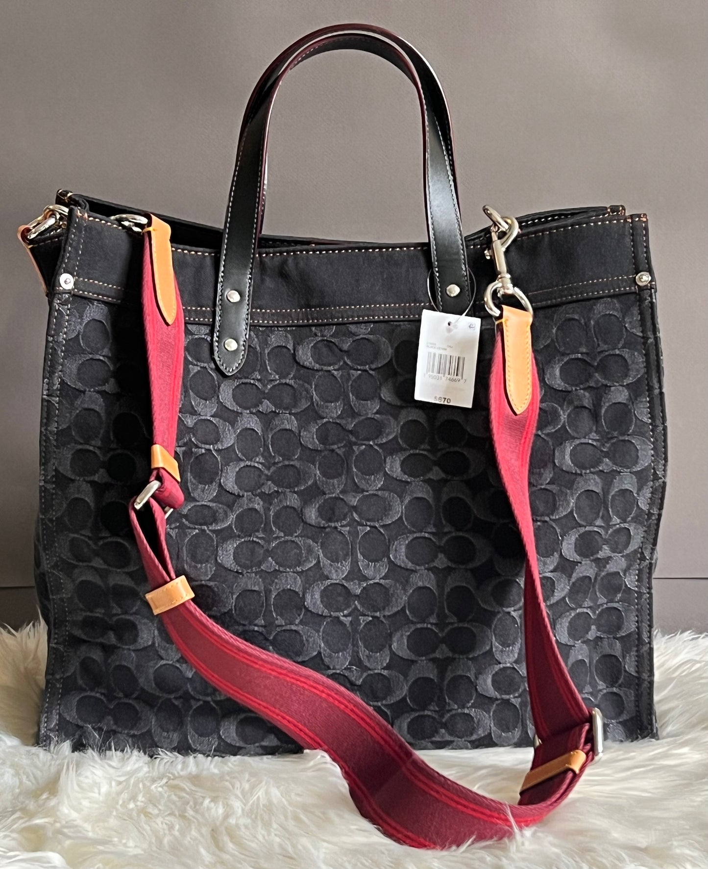 Coach Field Tote 40 in Signature Denim