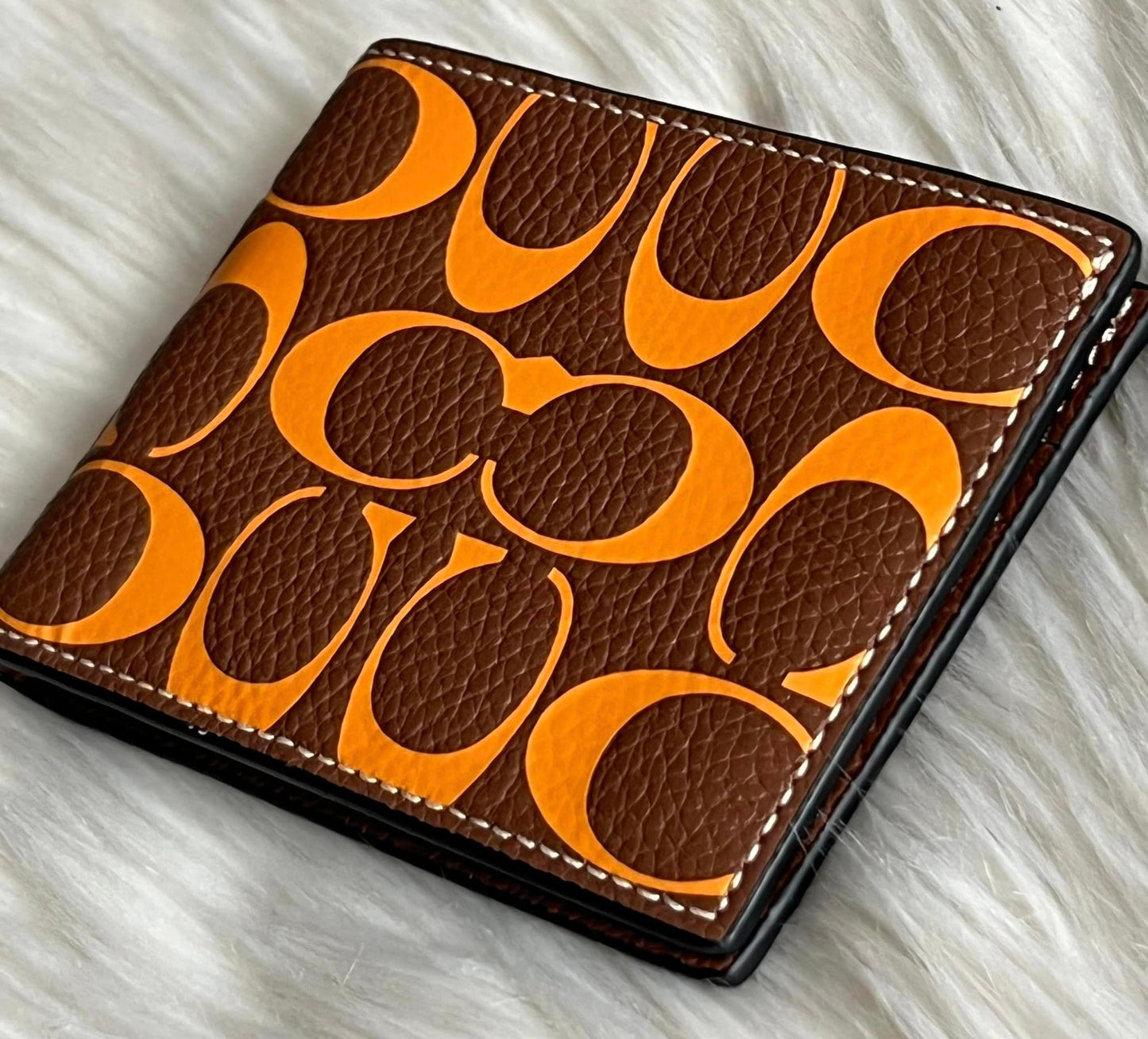 Coach Men’s Slim Billfold Wallet In Signature Leather