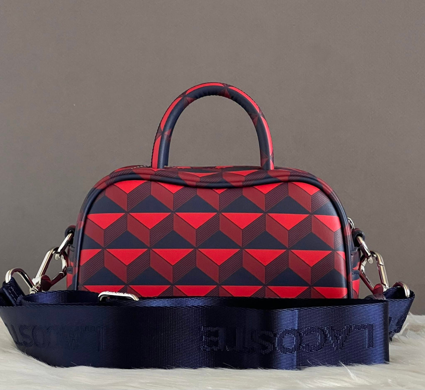 Lacoste Women's Mini Lora Leather Crossbody Bag