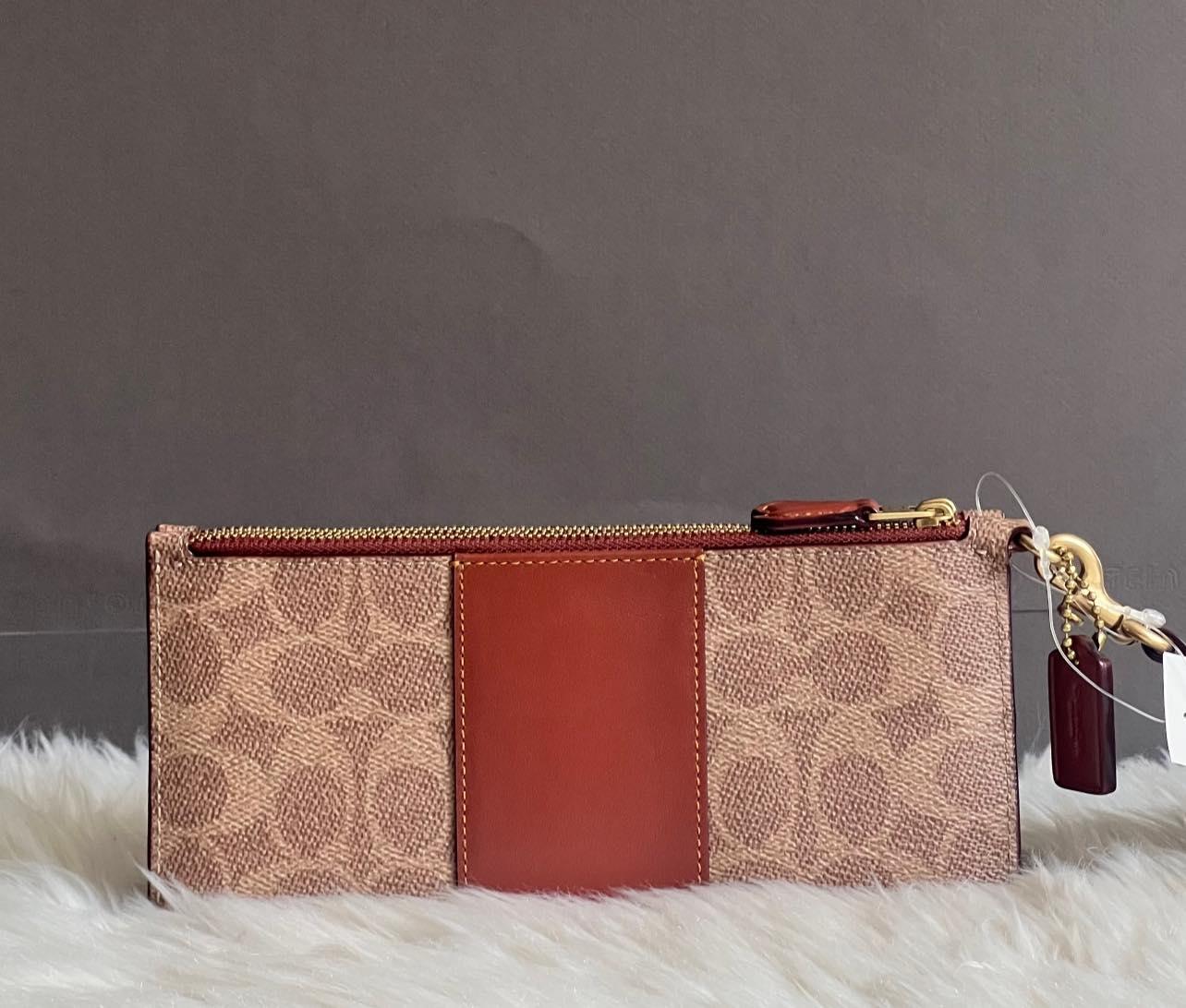 Coach Women’s Double Zip Wallet in Signature Canvas