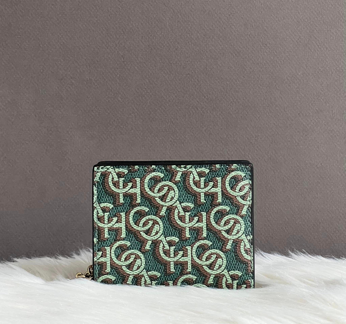 Coach Snap Wallet With Coach Monogram Print