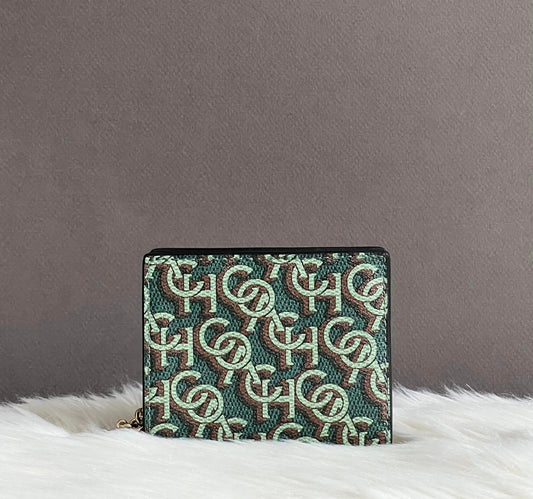 Coach Snap Wallet With Coach Monogram Print