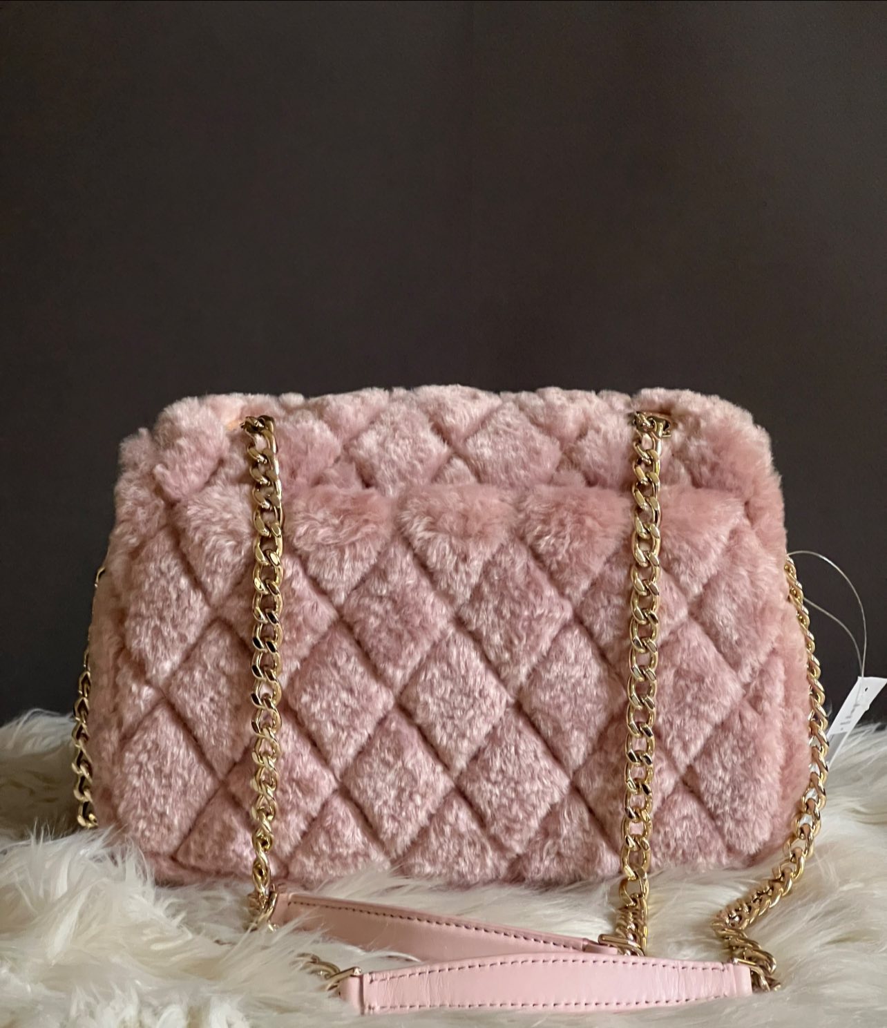 Kate Spade Carey Faux Fur Small Flap Crossbody