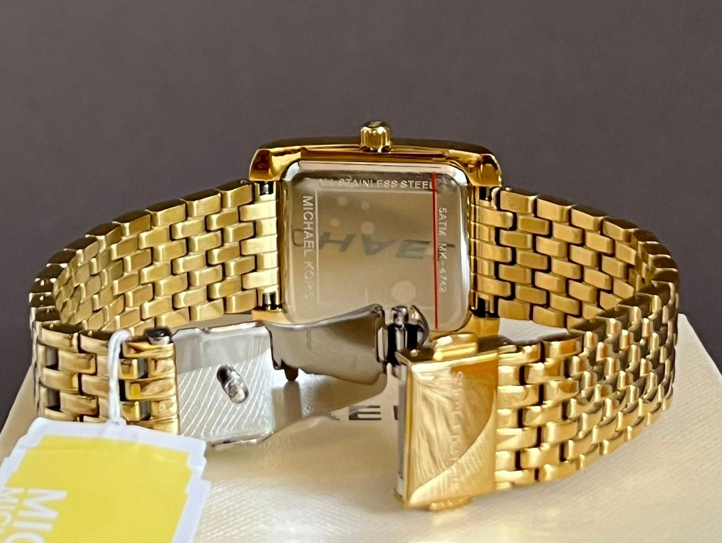 Michael Kors Women’s Emery Three-Hand Gold-Tone Stainless Steel Watch