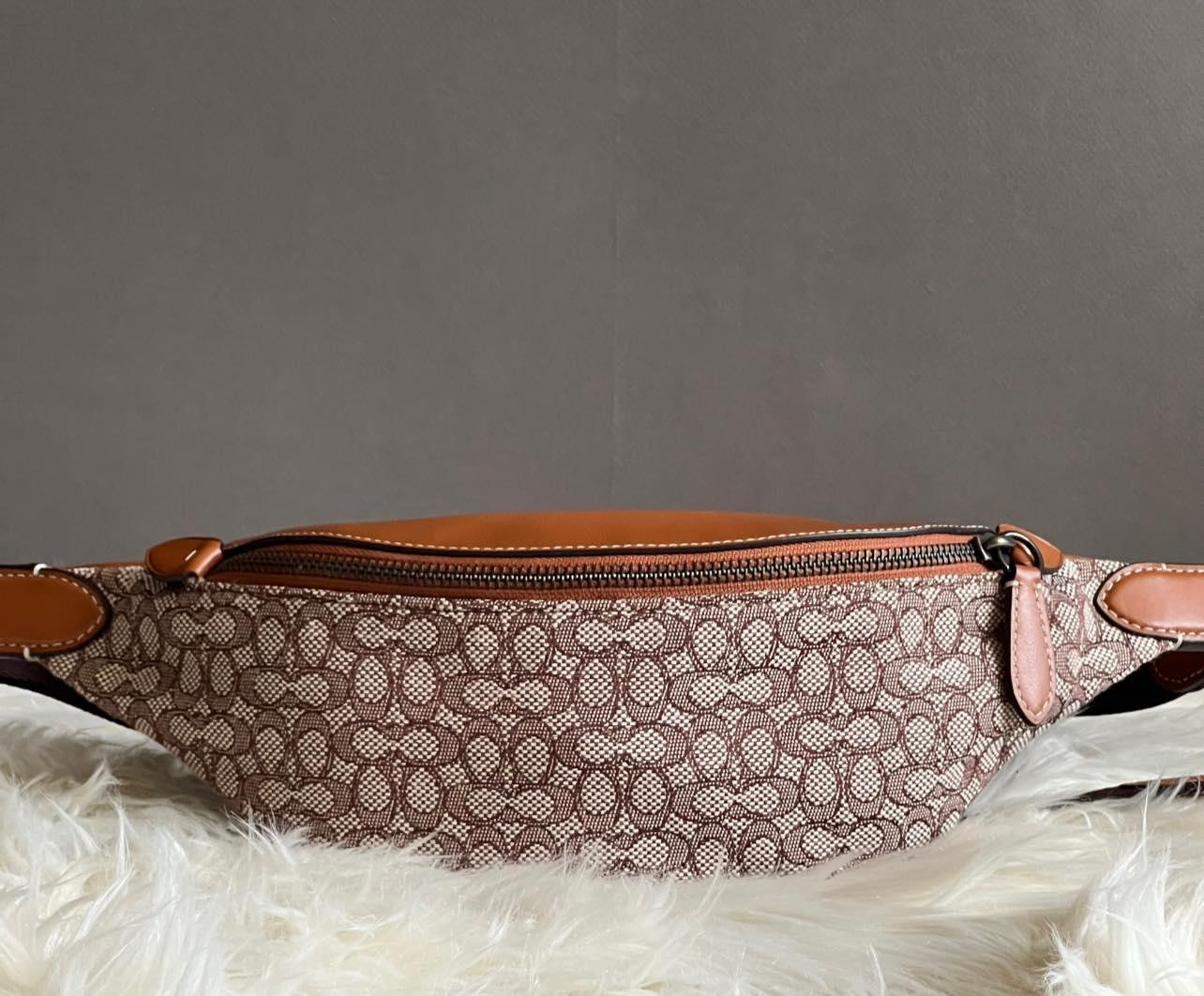 Coach Charter Belt Bag 7 in Micro Signature Jacquard