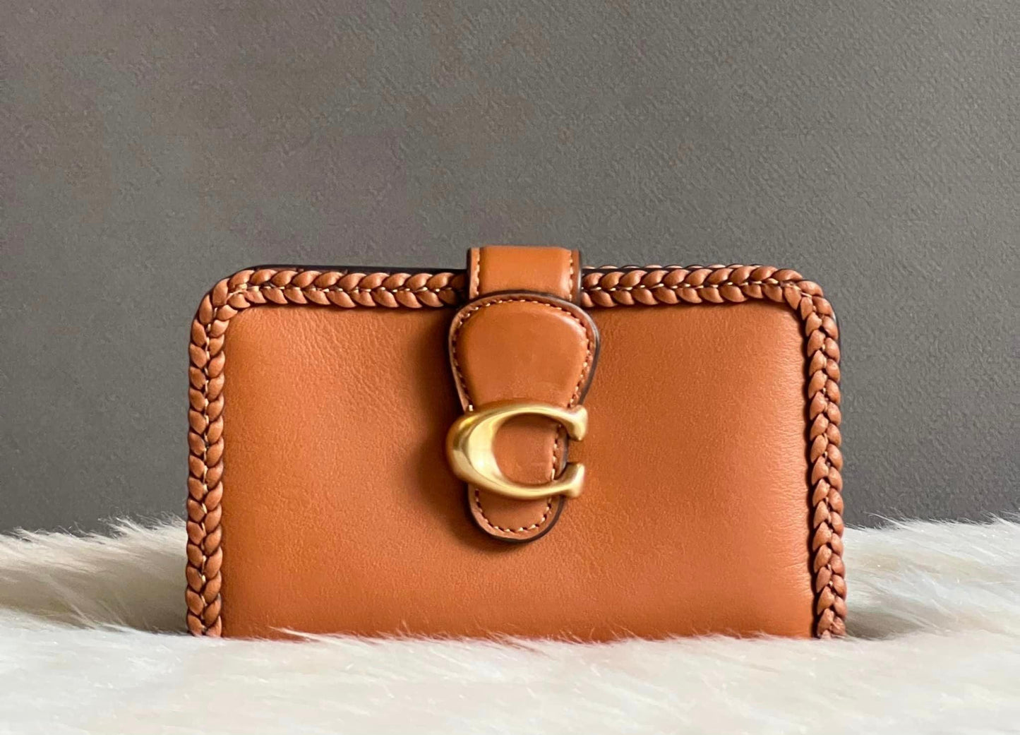Coach Tabby Medium Wallet with Braid