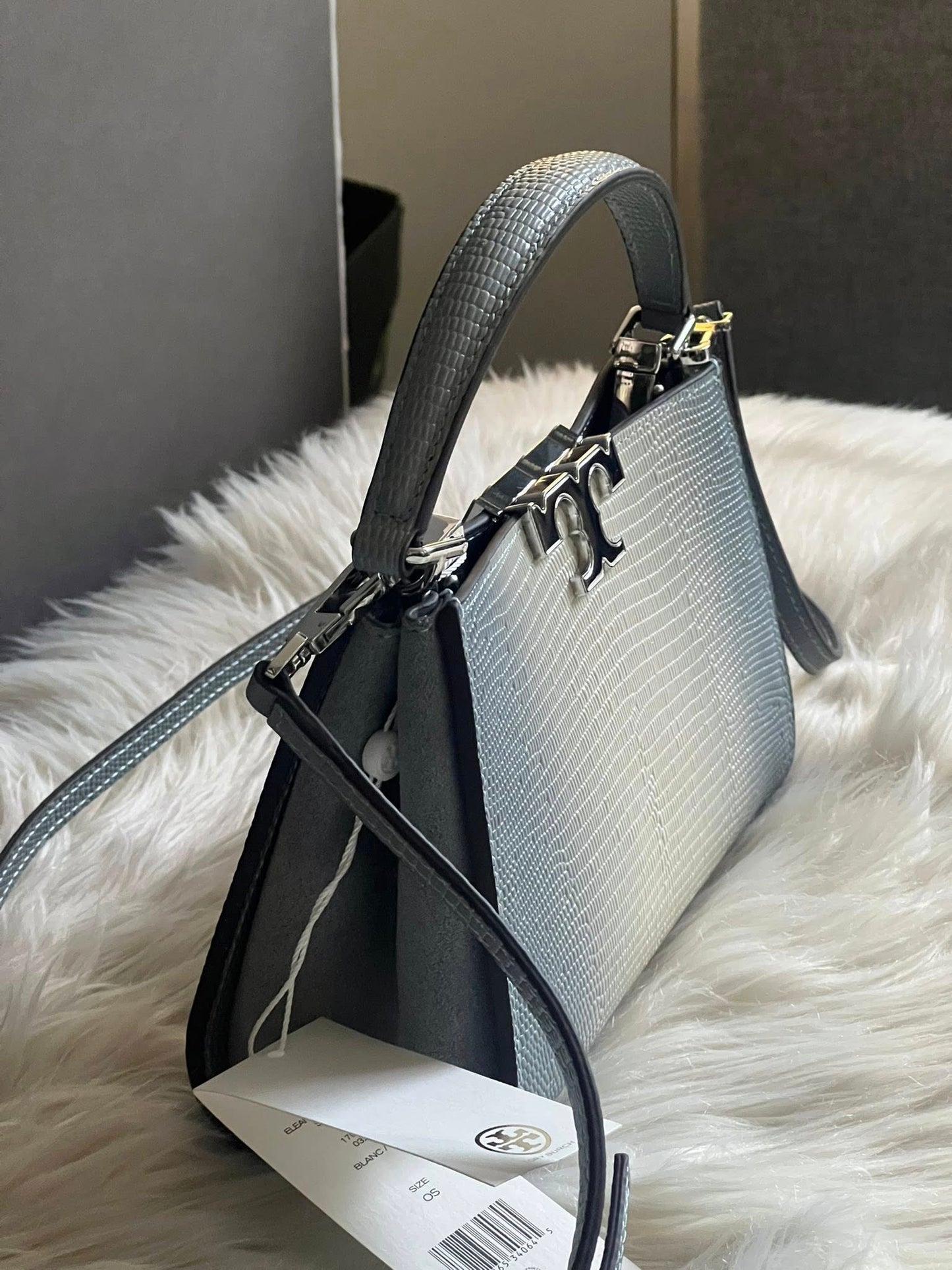 Tory Burch Eleanor Lizard Mini Satchel