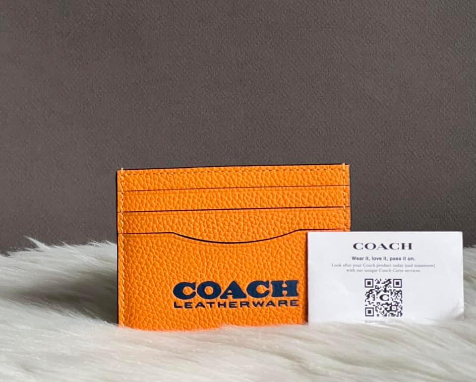 Coach Flat Card Case Leatherware