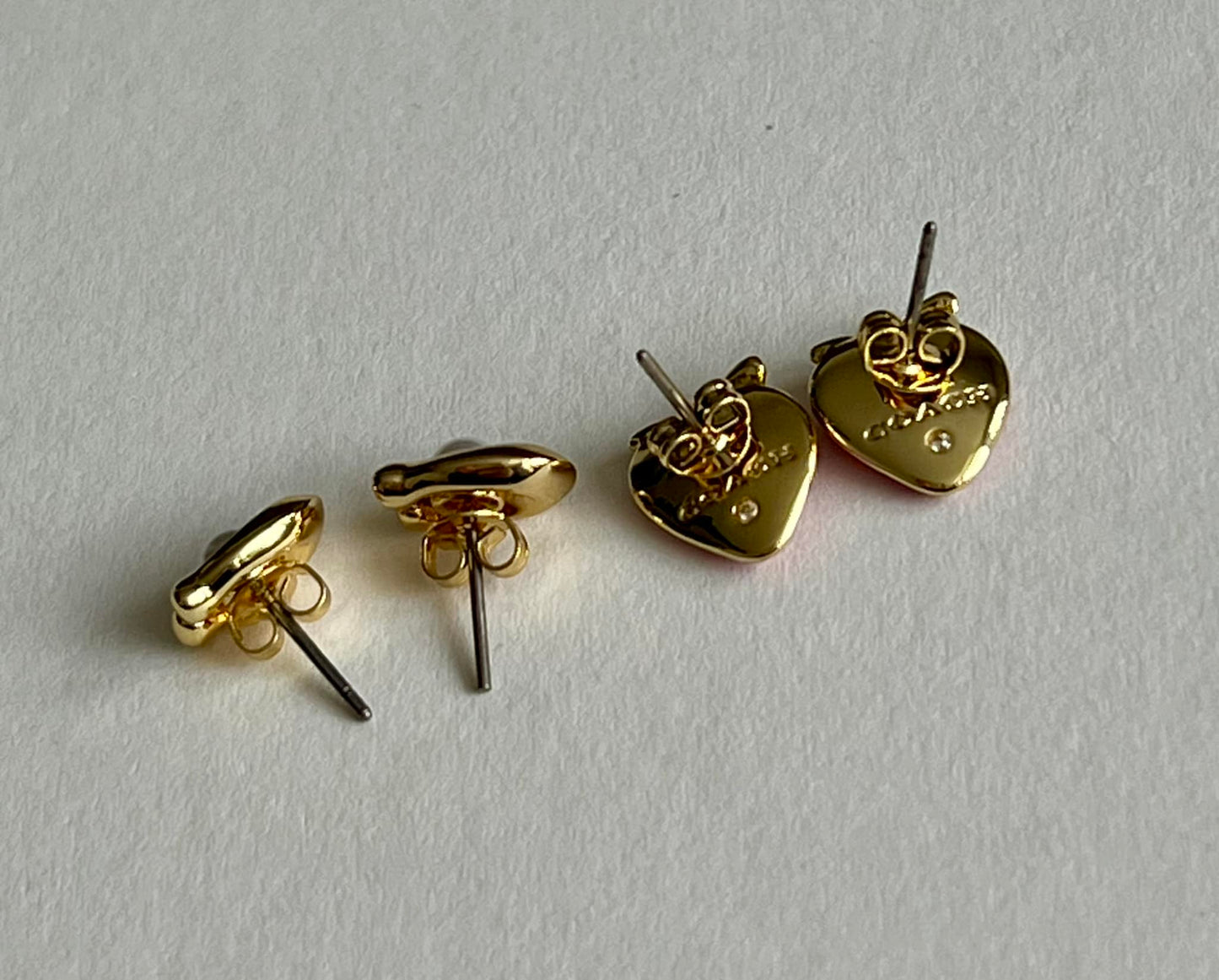 Coach Strawberry Signature Stud Earrings