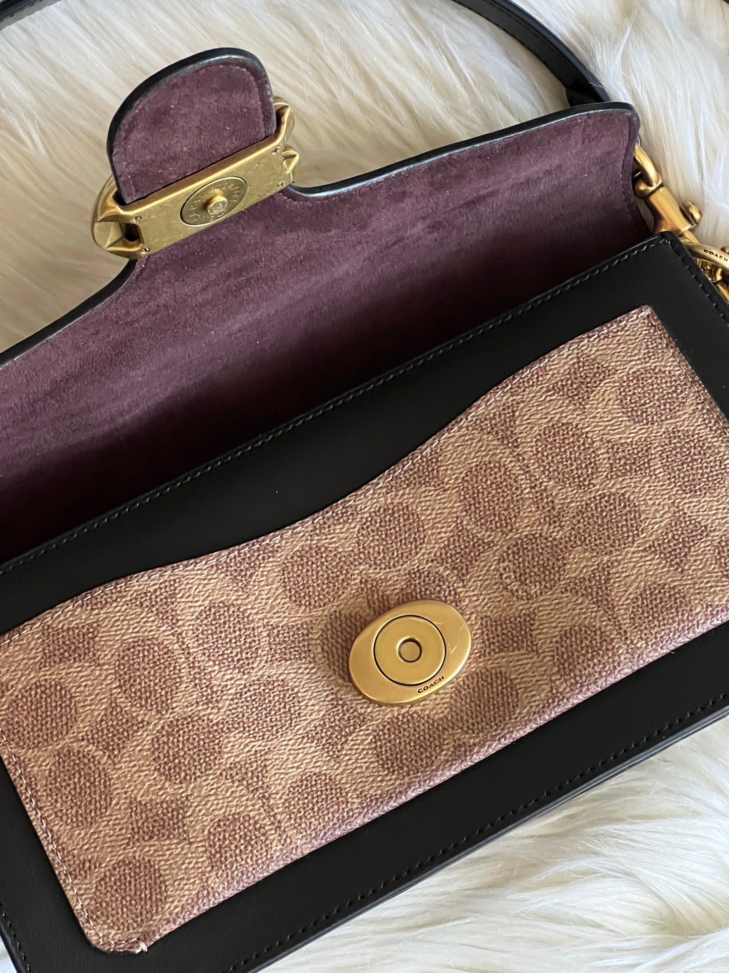 Coach Tabby Shoulder Bag 26 With Signature Canvas