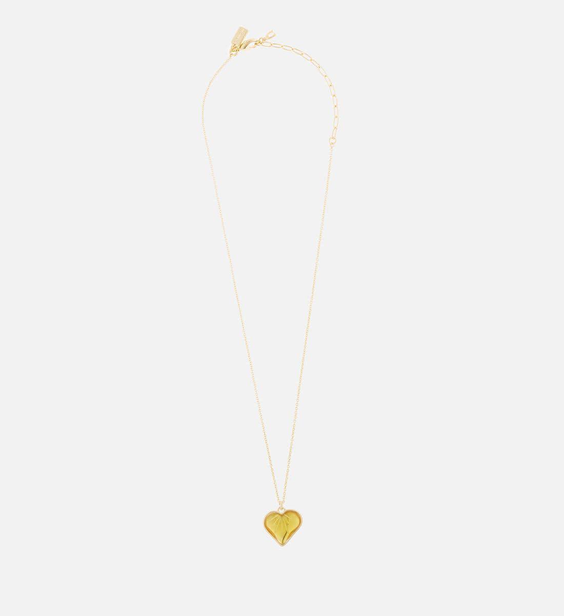 Coach Heart Chain Necklace