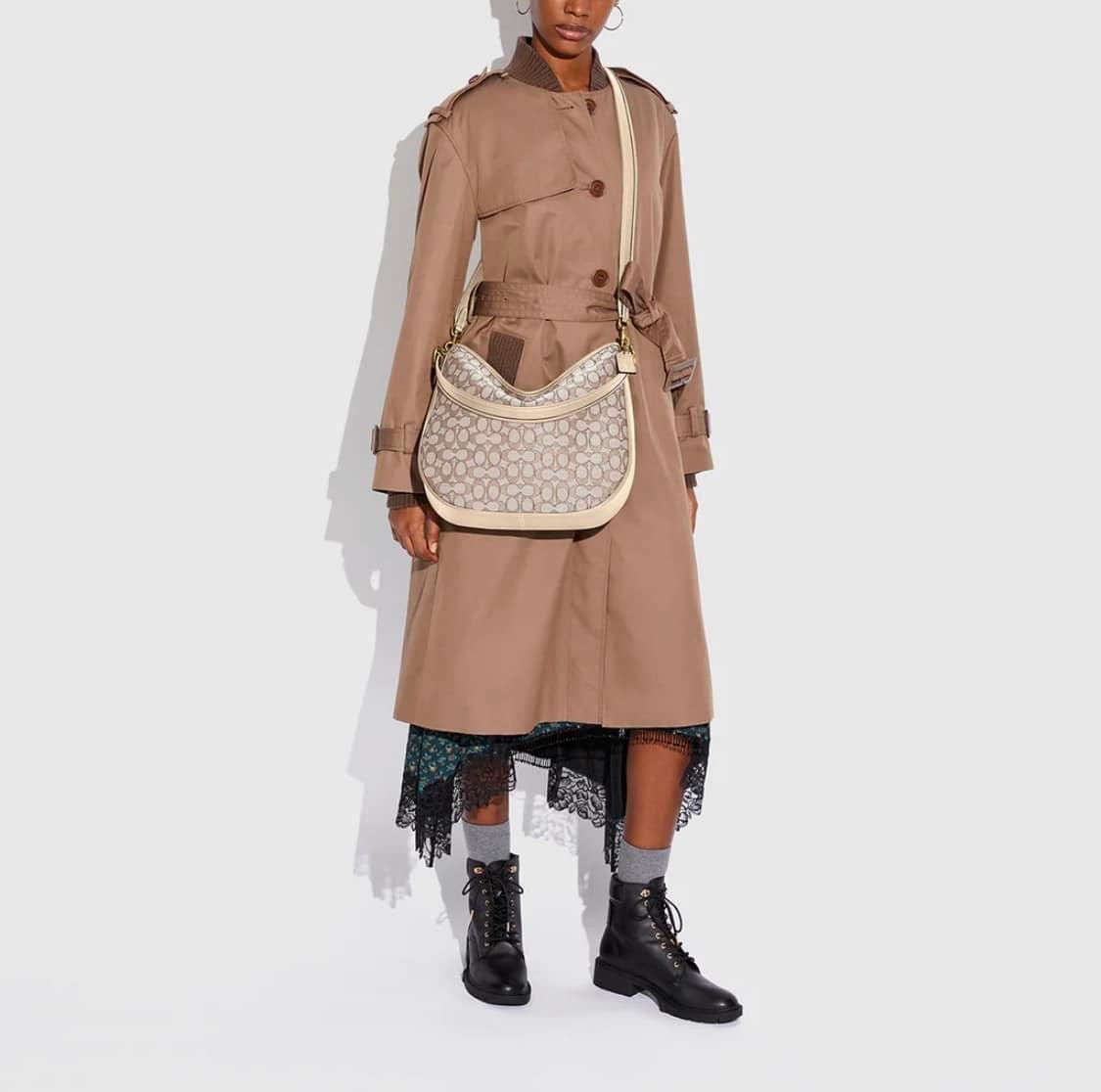 Coach Soft Tabby Hobo in Signature Jacquard