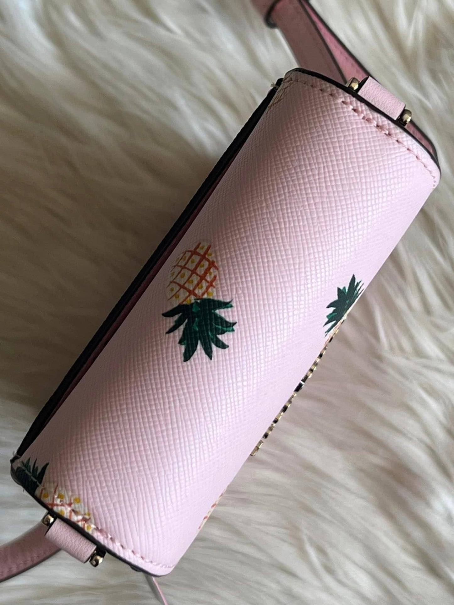 Kate Spade Staci Pineapples Print North South Crossbody