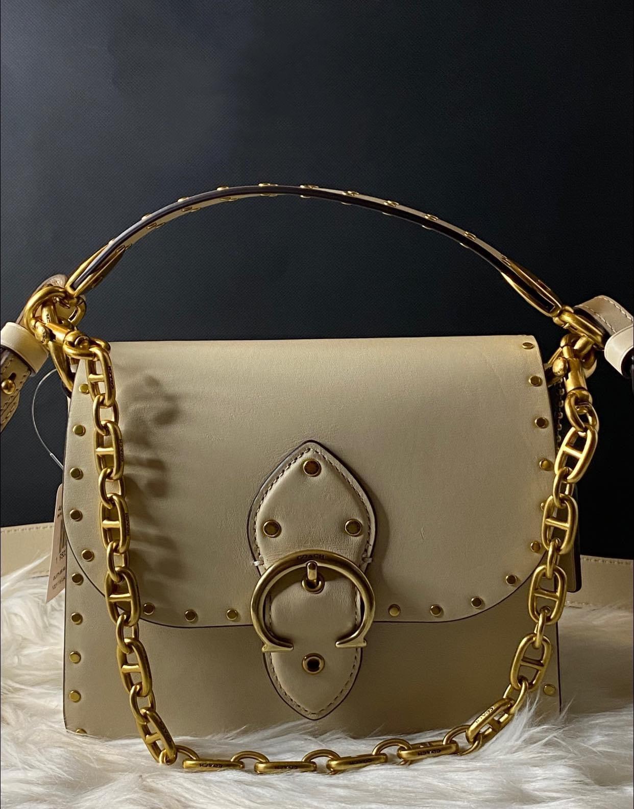 Coach Beat Shoulder Bag 18 with Rivets