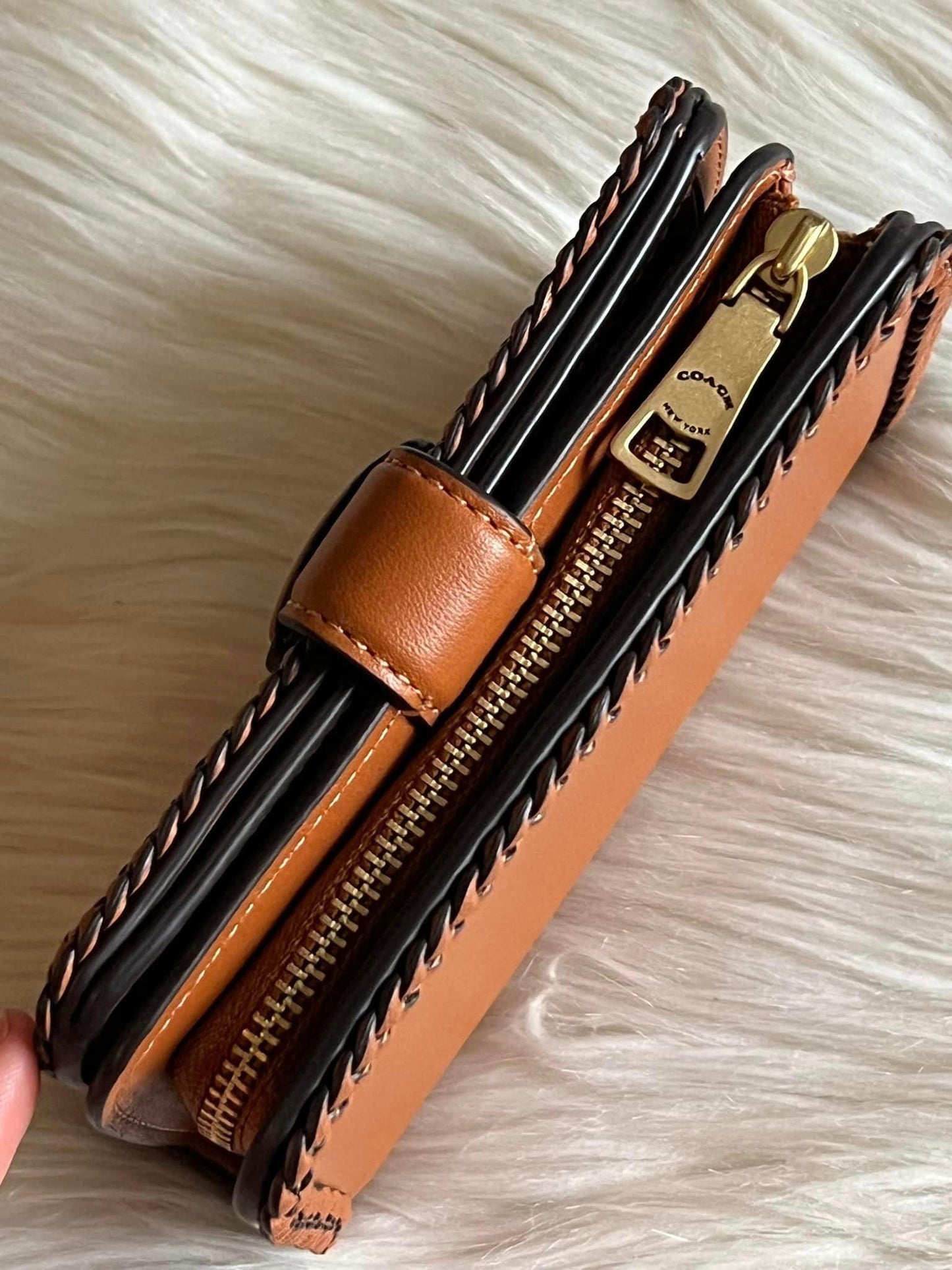 Coach Tabby Medium Wallet with Braid