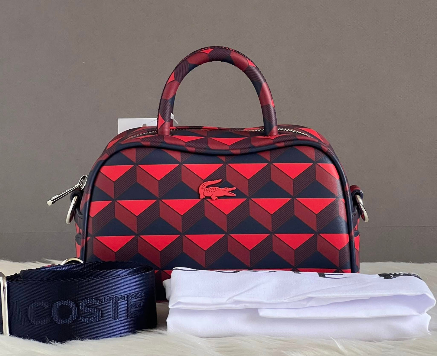 Lacoste Women's Mini Lora Leather Crossbody Bag