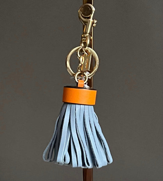 Coach Leather Tassel Bag Charm