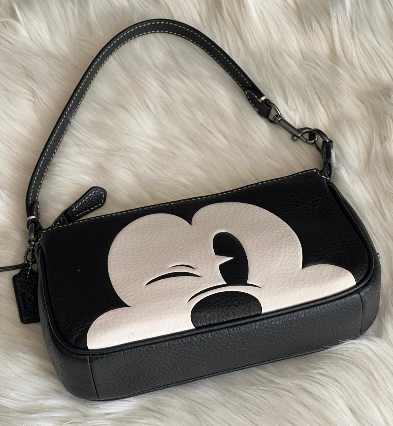 Coach Disney X Nolita 19 with Wink Mickey Mouse Print