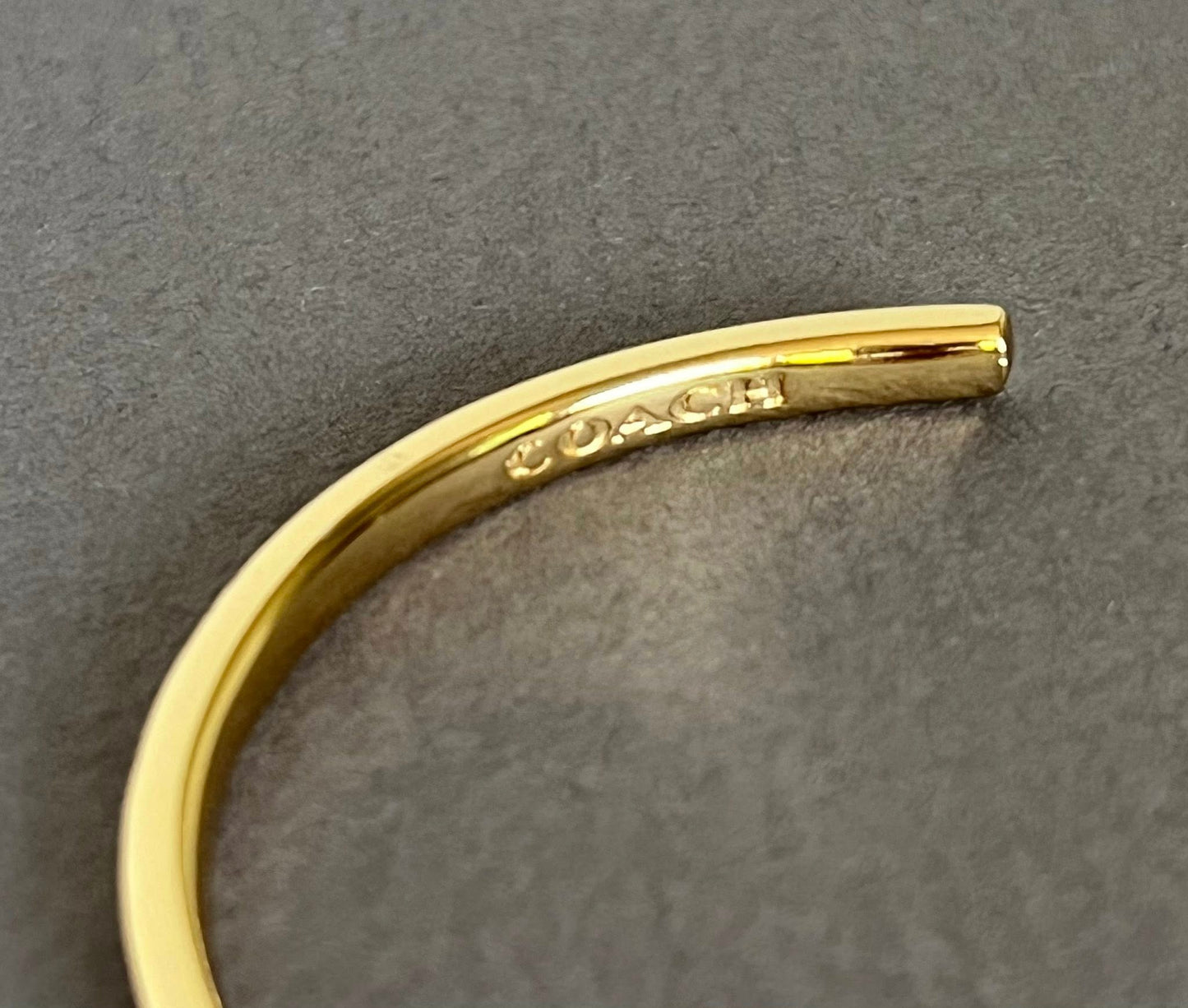 Coach Thin Cuff Bracelet