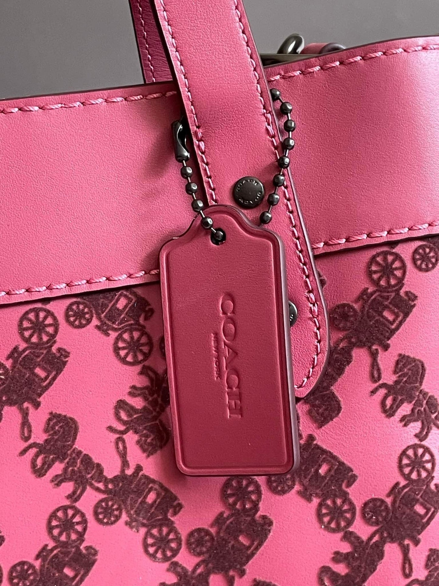 Coach Field Tote 40 with Horse and Carriage