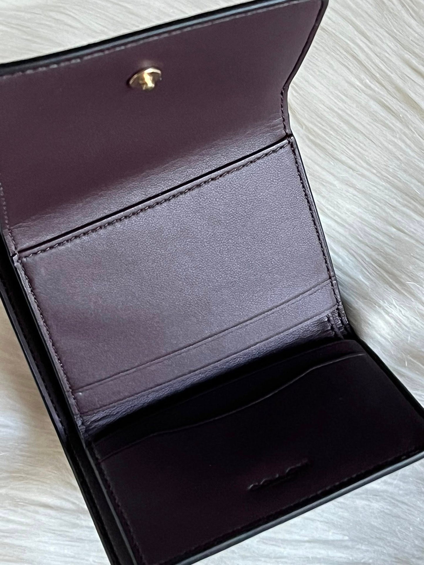 Coach Card Holder Wallet In Blocked Signature Canvas